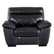 EK081 Black Color With Italian Leather Chair
