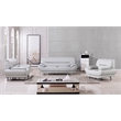 AE709-LG-CHR Light Gray Color Chair with Faux Leather