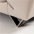 EK078 Light Gray Color With Italian Leather Chair
