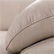 EK078 Light Gray Color With Italian Leather Loveseat