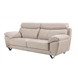 EK078 Light Gray Color With Italian Leather Sofa