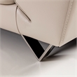 EK078 Light Gray Color With Italian Leather Sofa