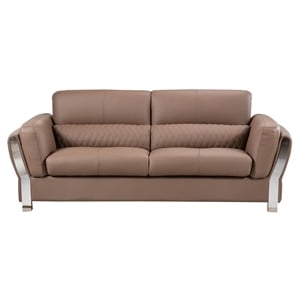 AE690 Taupe (Brown) Color With Microfiber Leather Sofa