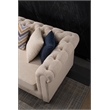 AE-D830 Cream Color with Fabric linen Sofa