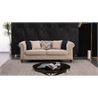 AE-D830 Cream Color with Fabric linen Sofa