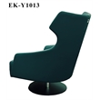 American Eagle Design EK-Y1013 Turquoise Swivel Top Grain Leather Accent Chair
