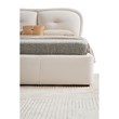 American Eagle  B-D082-Q Modern Contemporary Ivory Fabric Queen Size Bed