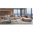 American Eagle Design AE-Y1009-LG Modern Light Gray Fabric Sectional Modular set
