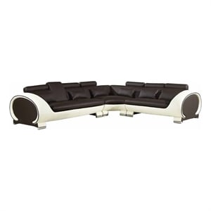 American Eagle AE-LD801R-DC.C Multi-Color Faux Leather Sectional Set