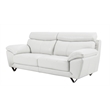 EK078 White Color With Italian Leather Sofa