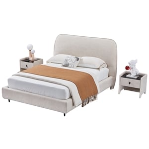 B-Y2006-F Fabric Full Sized Bed