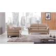 EK073 Tan Color With Italian Top Grain Leather Chair