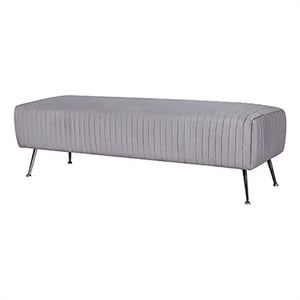 OT-Z001 Upholstered Gray Ottoman