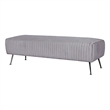 OT-Z001 Upholstered Gray Ottoman