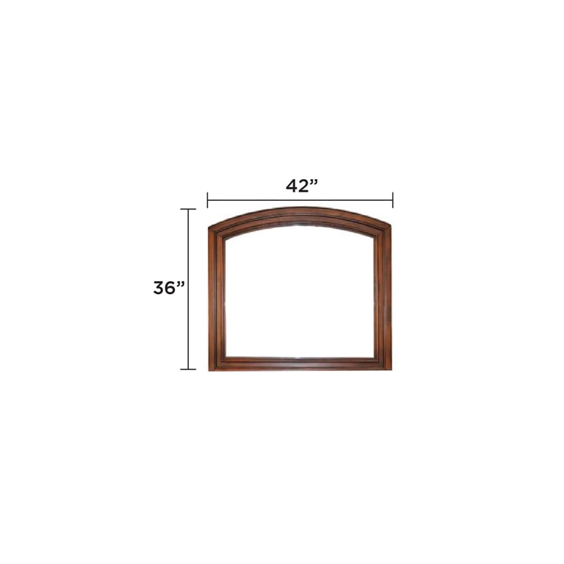 Baltimore Queen 4 Piece Bedroom Set Made With Wood in Dark Walnut