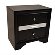 Matrix Traditional Style Queen 5 PC Storage Bedroom Set in Black made with Wood