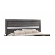 Matrix Traditional Style King 5 PC Storage Bedroom set in Gray made with Wood