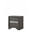 Matrix Traditional Style King 5 PC Storage Bedroom set in Gray made with Wood