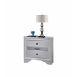 Matrix Traditional Style Queen 4 PC Storage Bedroom Set in White made with Wood