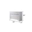 Matrix Traditional Style Queen 5 Pc Storage Bedroom set made with Wood in White