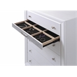 Matrix Traditional Style Queen 5 Pc Storage Bedroom set made with Wood in White