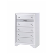 Matrix Traditional Style Queen 5 Pc Storage Bedroom set made with Wood in White