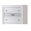 Matrix Traditional Style King 5 PC Storage Bedroom Set in White made with Wood