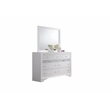 Matrix Traditional Style King 5 PC Storage Bedroom Set in White made with Wood