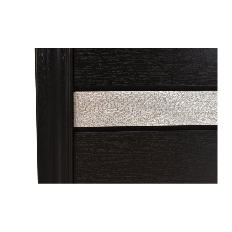Matrix Traditional Wood King Storage Bed in Black