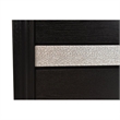 Matrix Traditional Wood King Storage Bed in Black