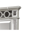 Symphony Mirror Front Bedroom Horizontal Mirror in Silver