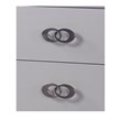 Perla LED Chest Made with Wood in Milky White