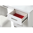 Coco LED Mirror Vanity Set Made with Wood in Milky White
