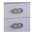 Perla Modern Style LED Vanity Set Made with Wood in Milky White