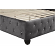 Sophia Full 4 Pc Bedroom Set In Color Gray Made With Wood