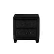 Sophia Queen 5 Pc Upholstery Bedroom Set Made With Wood in Black