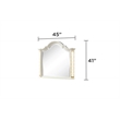 Jasmine Queen 4 Pc Unique LED Bedroom Set made with Wood in Beige