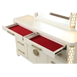 Jasmine Queen 5 Pc Unique LED Bedroom Set made with Wood in Beige