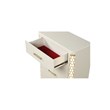 Jasmine Queen 5 Pc Unique LED Vanity Bedroom Set made with Wood in Beige