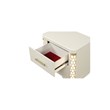 Jasmine Queen 5 Pc Unique LED Vanity Bedroom Set made with Wood in Beige