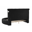 Hazel Modern Style 5-Piece King Bedroom Set made with Wood in Black