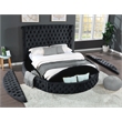 Hazel Modern Style 5-Piece King Bedroom Set made with Wood in Black