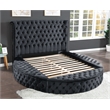 Hazel Queen 5 Pc Bedroom Set Made With Wood In Black Color