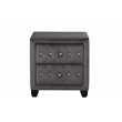 Hazel Queen 5 Pc Tufted Upholstery Bedroom Set Made with Wood In Gray