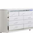 Sterling Mirror Framed Dresser Made With Wood in White Color