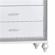 Sterling Mirror Framed Chest Made With Wood in White Color