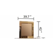 Lorenzo Modern style Mirror made with Wood in Gold Coated Color(Includes Mirror)