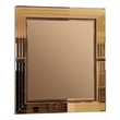 Lorenzo Modern style Mirror made with Wood in Gold Coated Color(Includes Mirror)