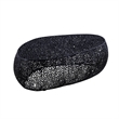 CT3601-50 Oval Shape Coffee Table Made with Aluminum in Black Color
