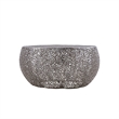 CT3502-32 Round Coffee Table Made with Aluminum in Silver Color